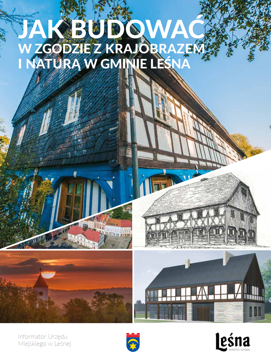 Okładka publikacji Jak budować w zgodzie z krajobrazem w Gminie Leśna